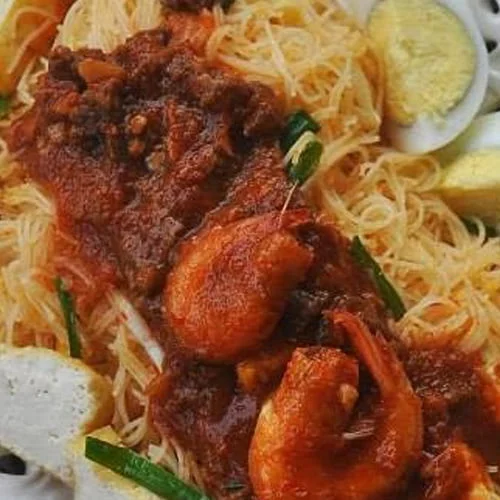 makanan khas singapura Mi siam