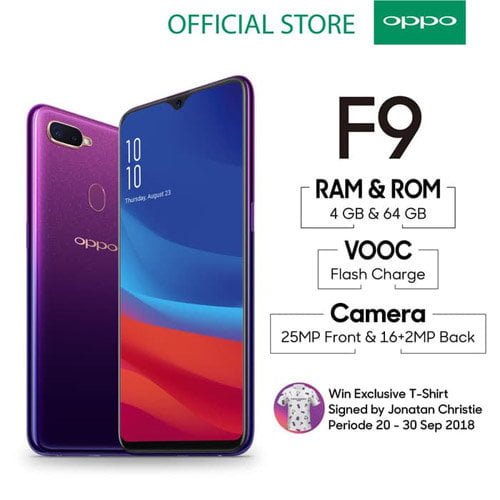 kelebihan oppo f9