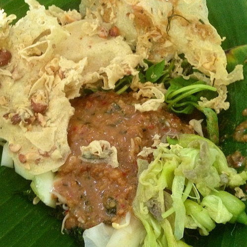 makanan khas kendal Pecel Kembang Turi