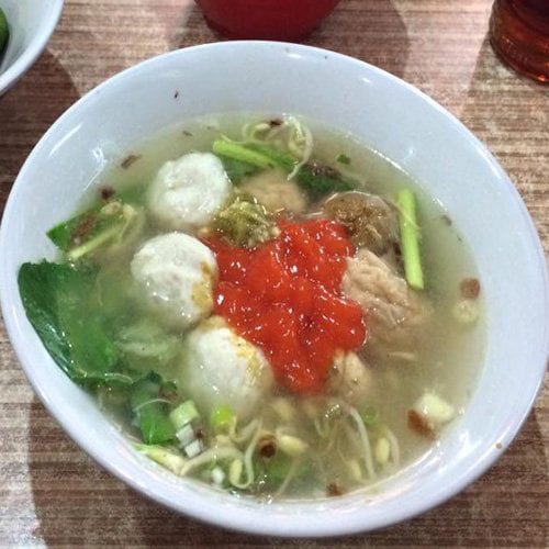 Makanan Khas Banten Bakso ikan