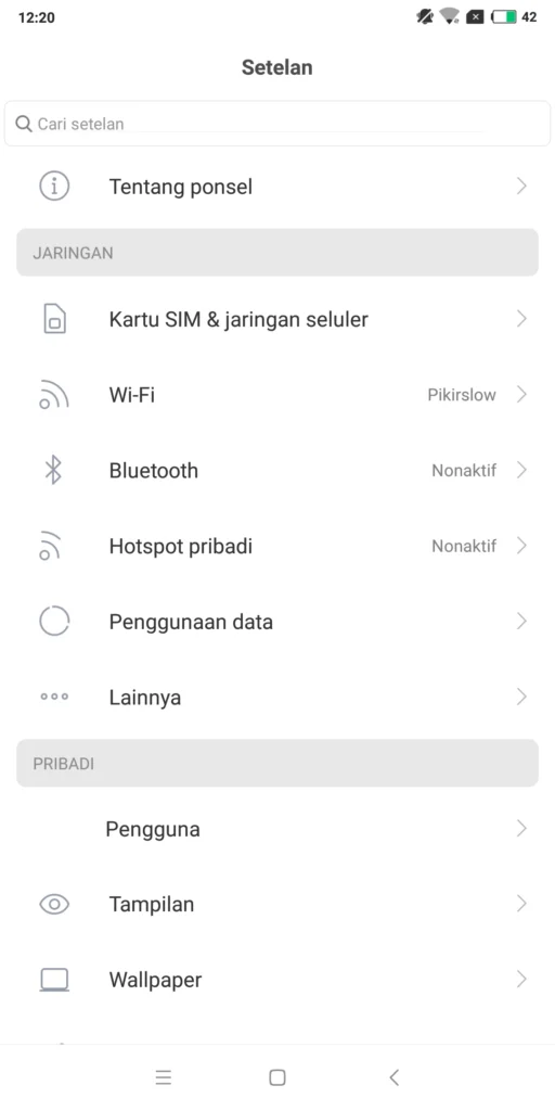 cara lock 4g xiaomi