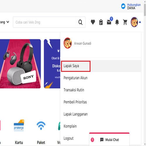 Cara Jualan di Bukalapak  di Laptop/PC