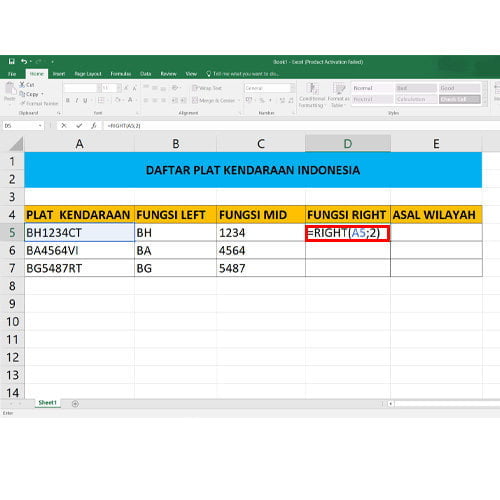 Fungsi If Left Mid Right Pada Excel Bagaimana Ya