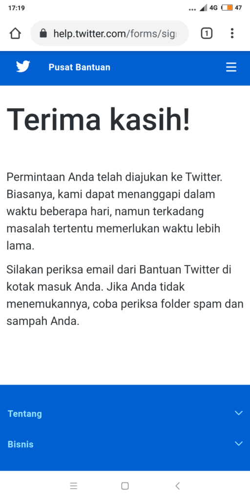 cara menghapus akun twitter 