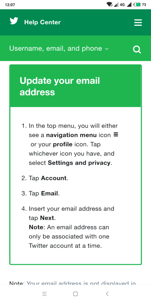 Cara Membuka Akun Twitter Yg Lupa Email dan Password