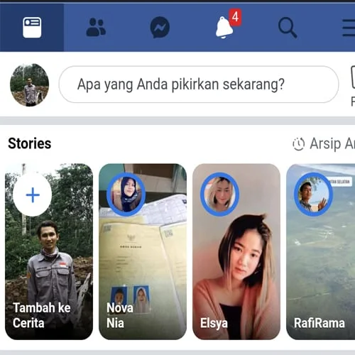 cara download story fb