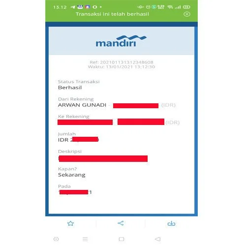 Cara Transfer Lewat Mandiri Online