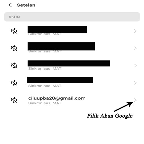 cara menghapus akun google atau gmail di hp xiaomi