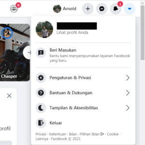 cara mengganti nama fb