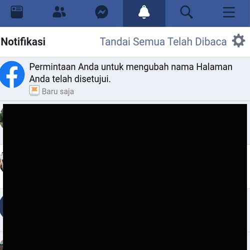 cara mengganti nama halaman facebook