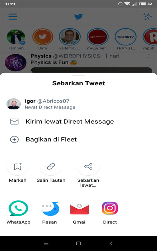 cara download video di twitter di hp