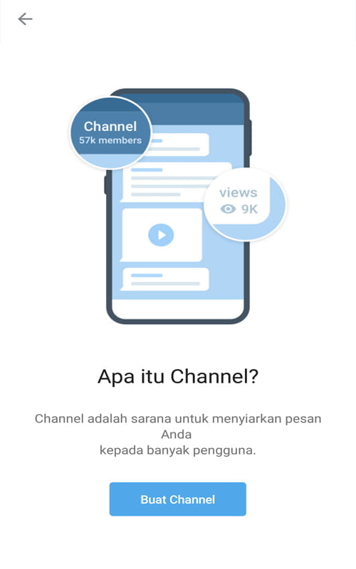 Cara Membuat Channel dan Grup Di Telegram