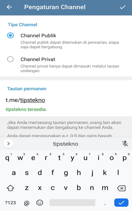 Cara buat Channel dan Grup Di Telegram