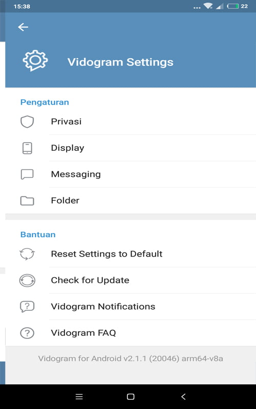 cara mengubah suara di telegram