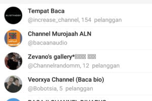 cari channel di telegram