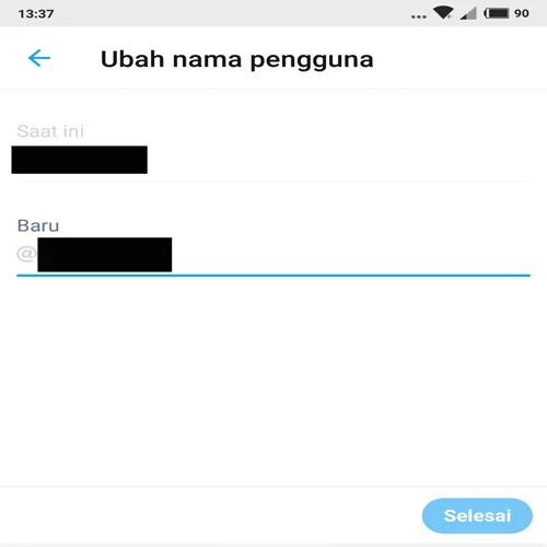 cara ganti nama di twitter