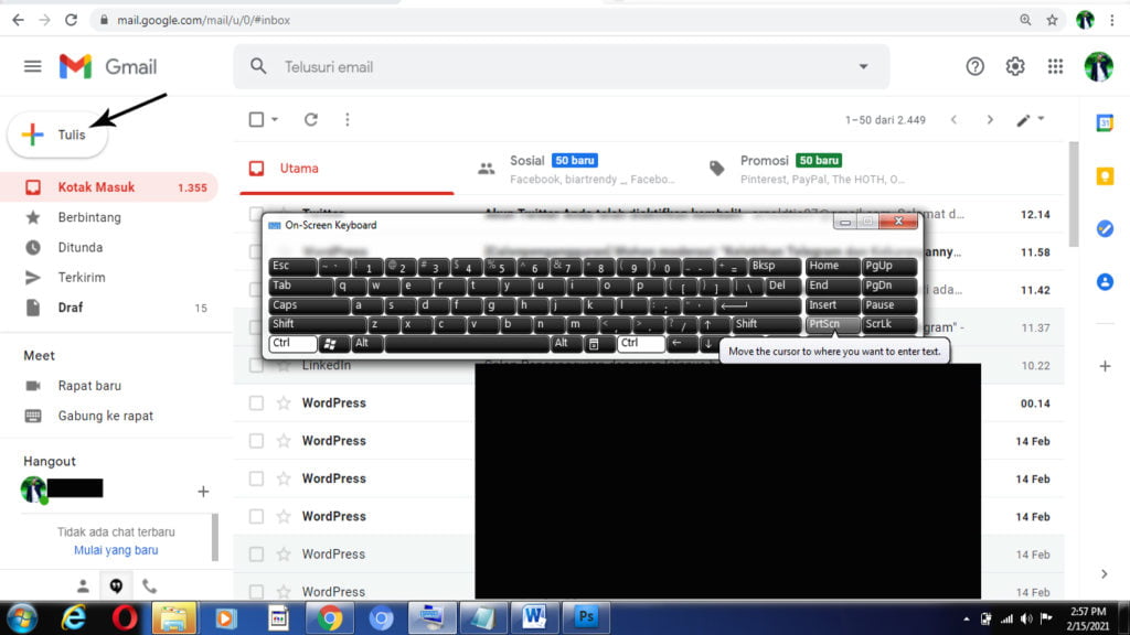 cara mengirim video lewat email di laptop