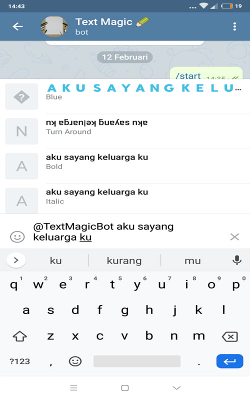 Cara Mudah Membuat Tulisan Berwarna, Bold, dan Miring Di Telegram 