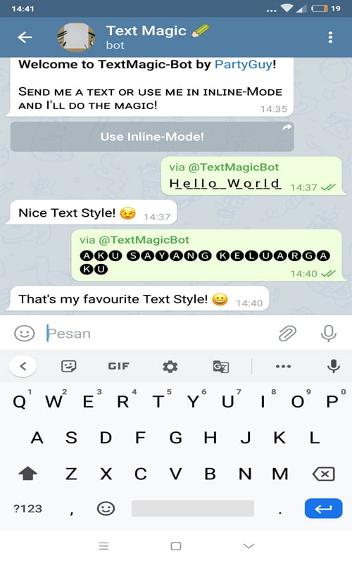 Cara Mudah Membuat Tulisan Berwarna, Bold, dan Miring Di Telegram 