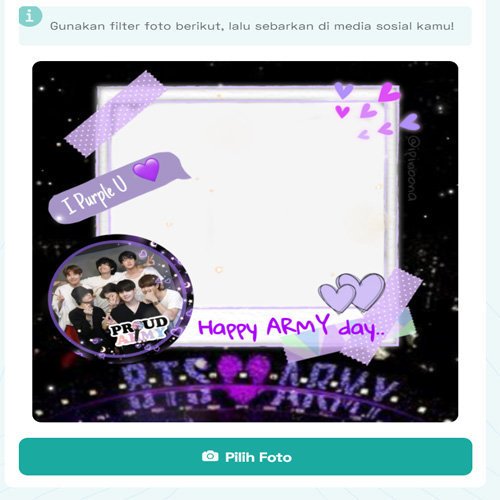 Link Twibbon Bingkai Foto BTS