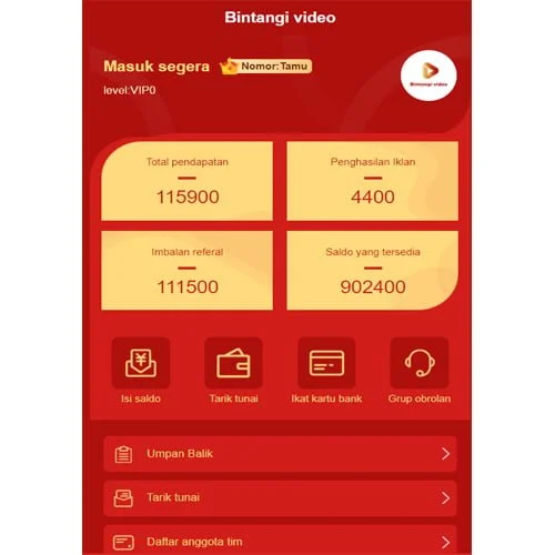 Aplikasi Bintangi Video
