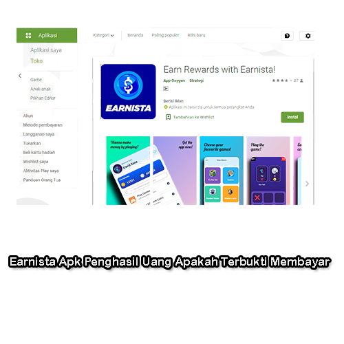 Earnista Apk Penghasil Uang Apakah Terbukti Membayar