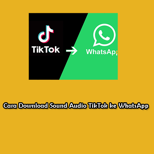 Cara Download Sound Audio TikTok ke WhatsApp