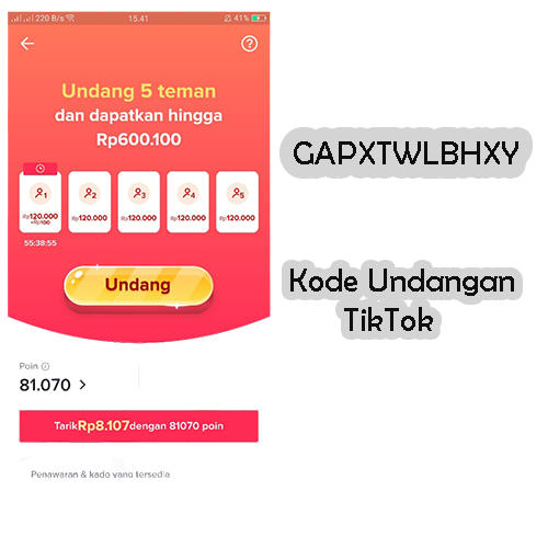 Kode Undangan TikTok