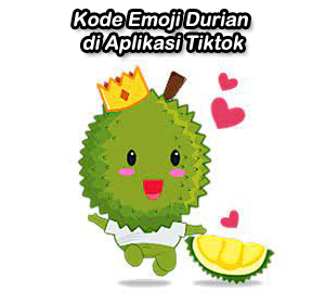 kode emoji durian tiktok