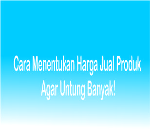 Cara Menentukan Harga Jual Produk