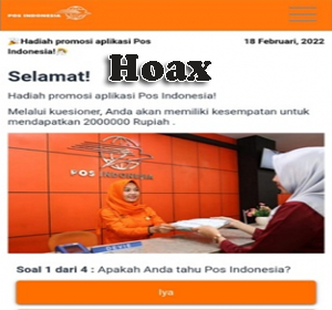 Hadiah Promosi Aplikasi Pos Indonesia