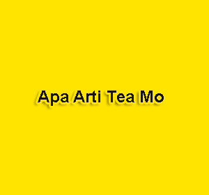 Apa artinya tea amo