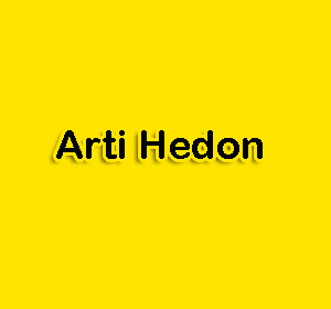 arti hedon