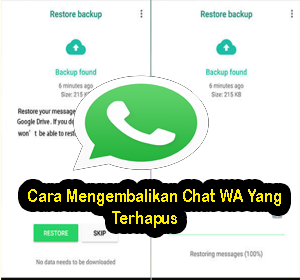 how to restore deleted chat wa