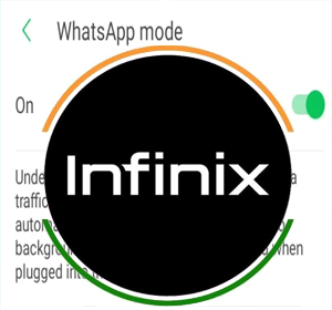 fungsi mode whatsapp di infinix