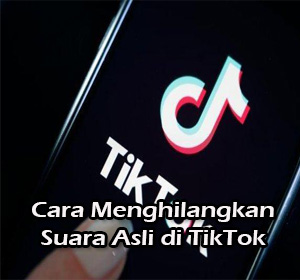 cara menghilangkan suara asli di tiktok