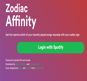 Zodiac Affinity Spotify