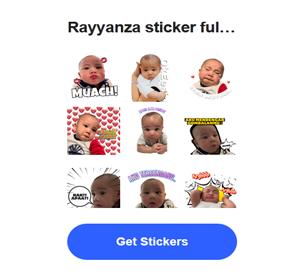 stiker wa cipung rayyanza