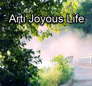 joyous life artinya