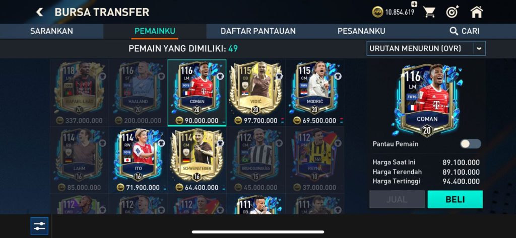 Kenapa Pemain FIFA Mobile Tidak Bisa Dijual