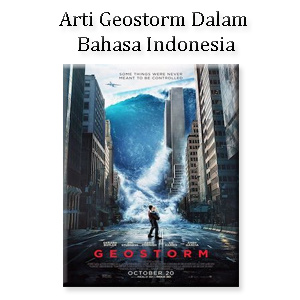 Arti Geostorm dalam Bahasa Indonesia