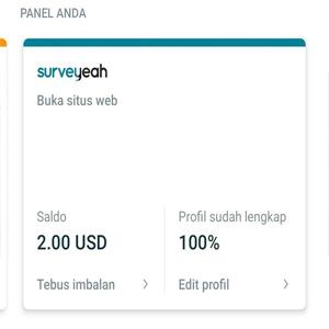 Surveyeah Indonesia Penghasil Uang