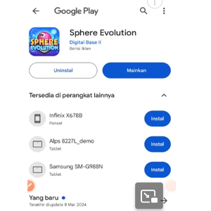 Game Sphere Evolution Apk 